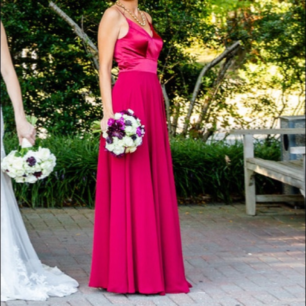Cranberry Bridesmaid Dress